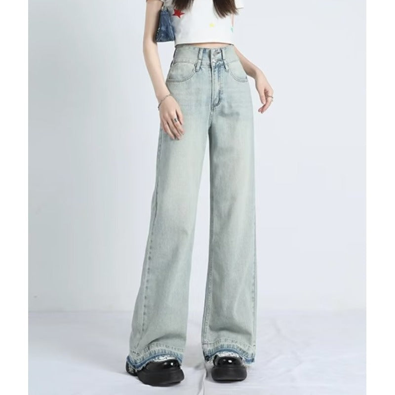 Loose-Fit Hem Jeans | Relaxed Summer Style with Effortless Chic