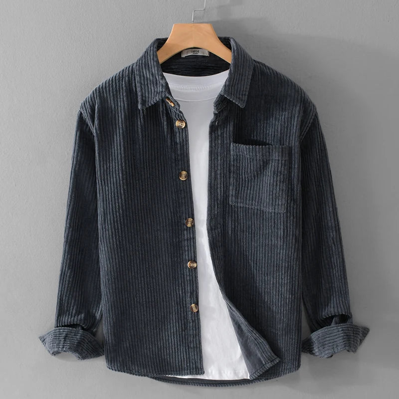 Amelia & George Michael Corduroy Shirt | Smart Comfort, Timeless Style