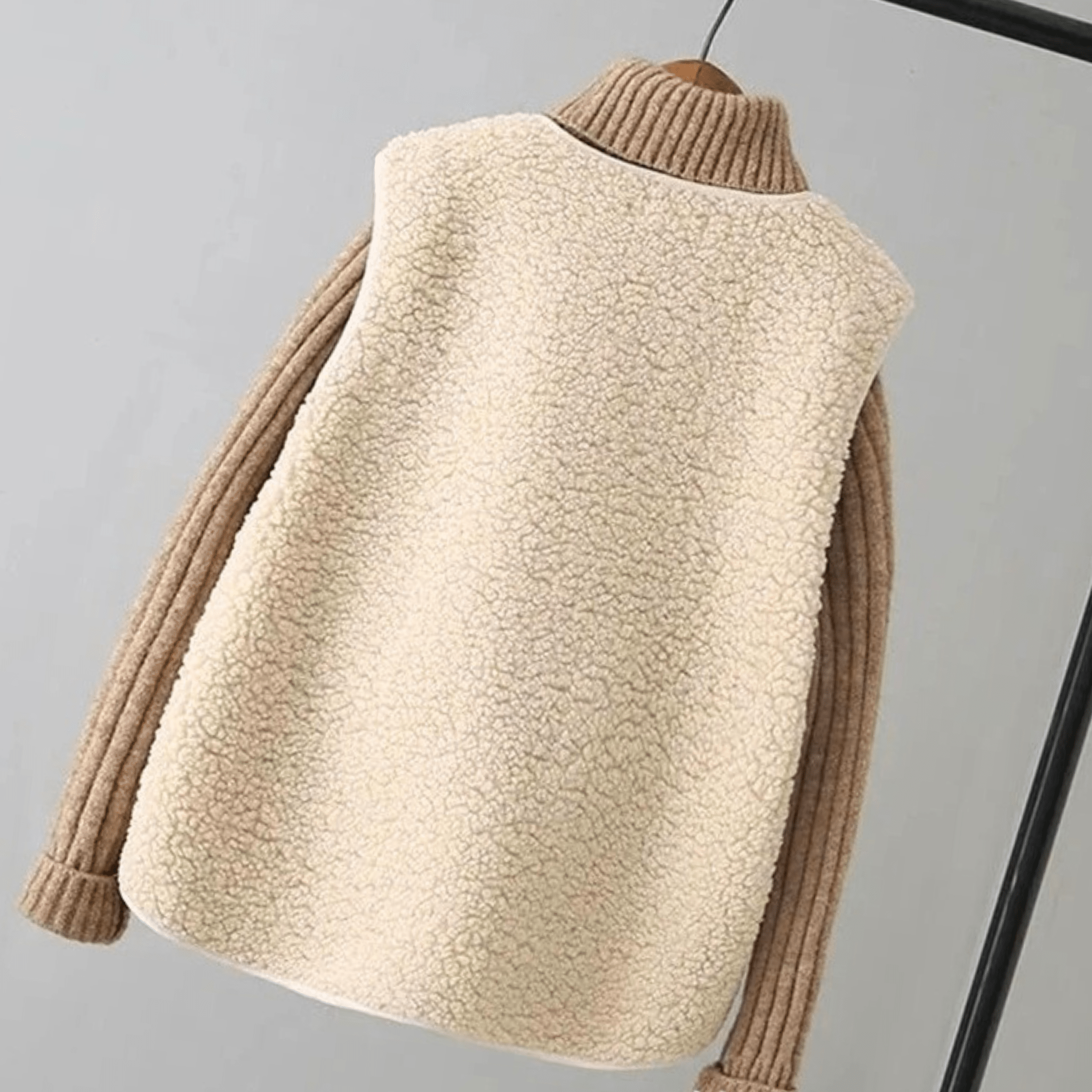 Rose Relaxed-Fit Knit Vest | Timeless Warmth Effortless Elegance