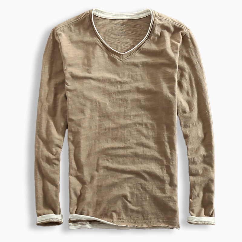 Miles | Modern Cotton Long Sleeve Shirt