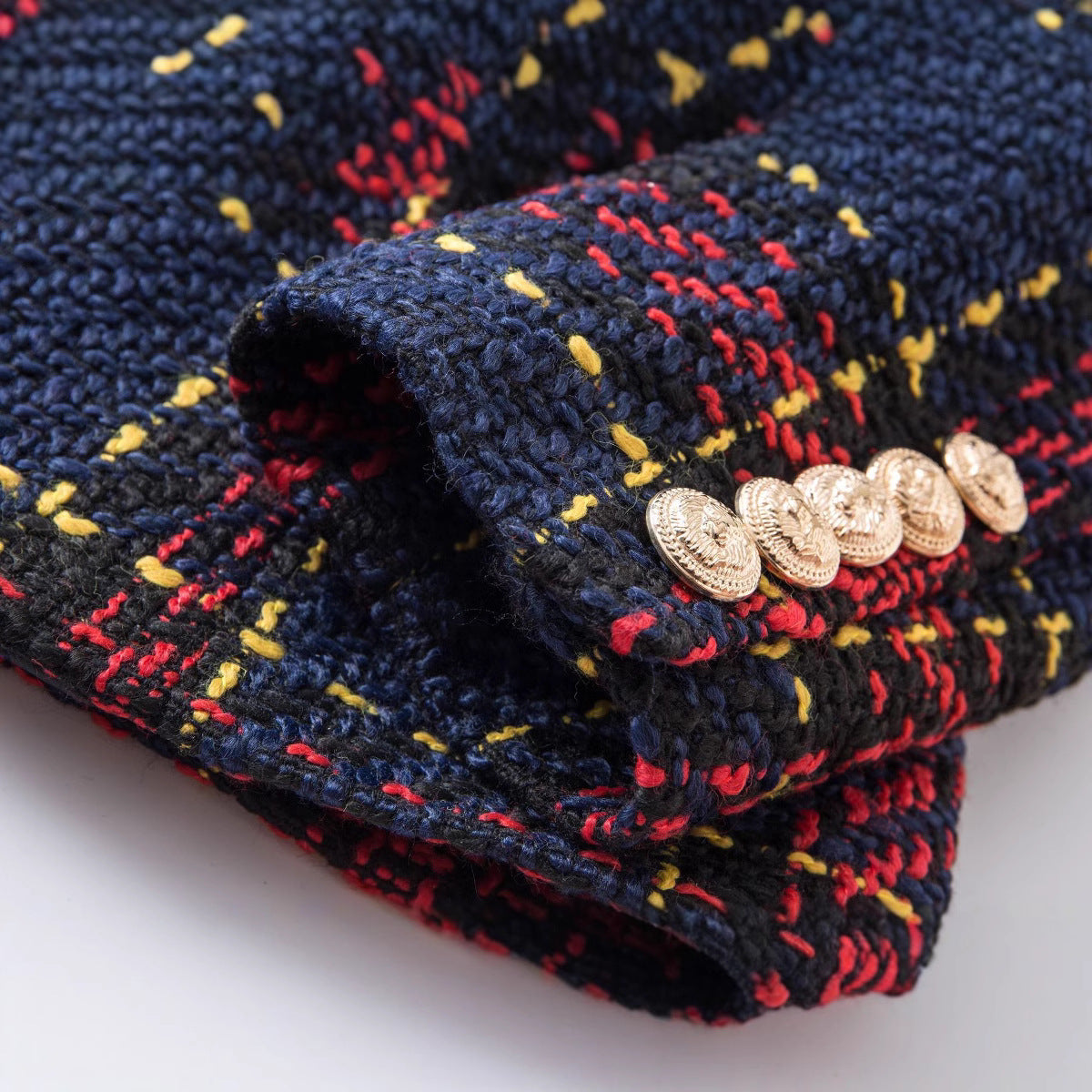 Rose Retro Chic Tweed Blazer | Timeless Elegance with Modern Confidence