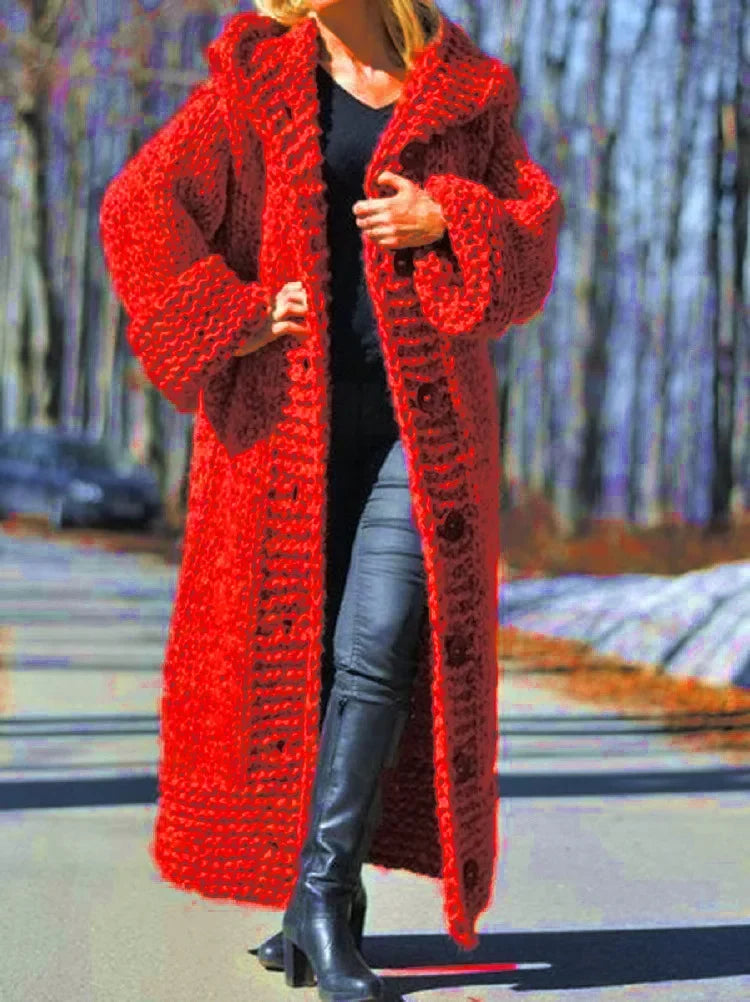 Rose Elegant-Fit Carol Cosy Coat | A Perfect Blend of Comfort and Sophistication