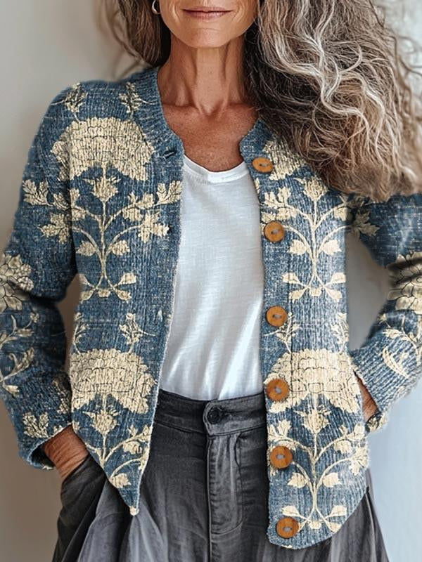 Hilda Elegant Floral Jacket